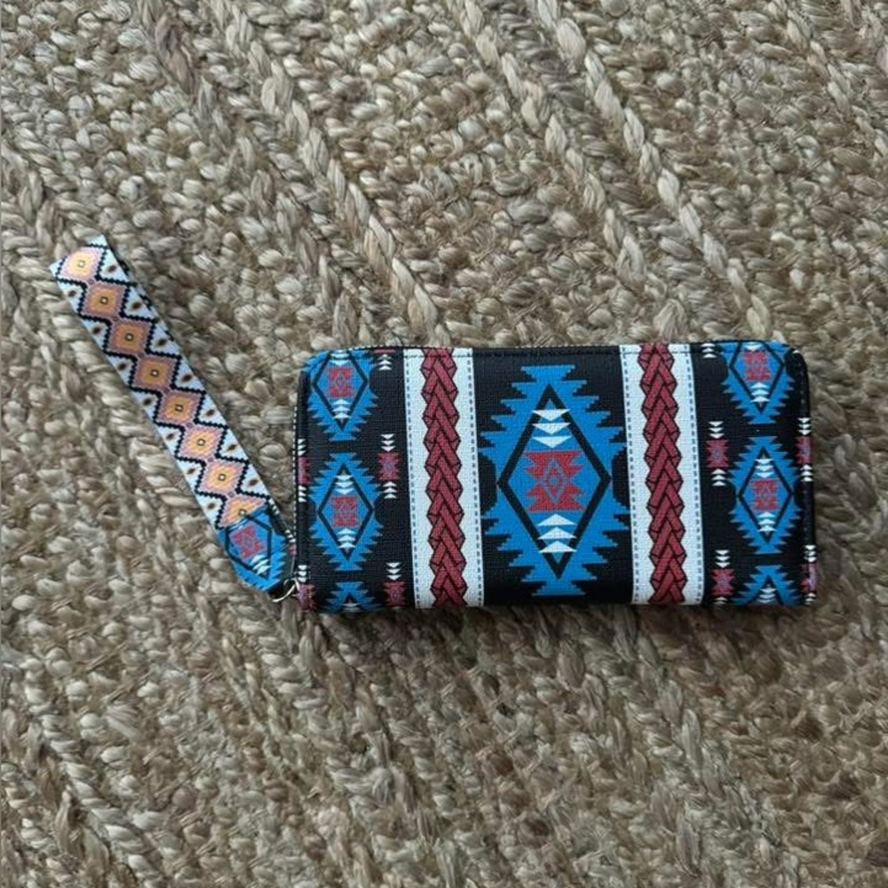 Black western BoHo wallet